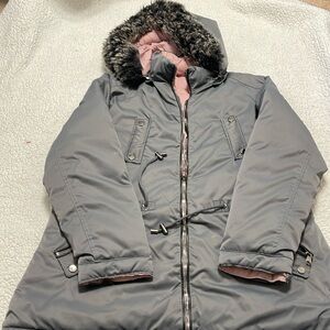 Heavy reversible coat